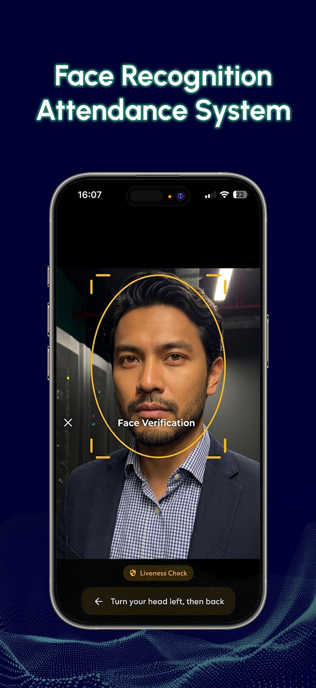 Face recognition attendance with liveness check
